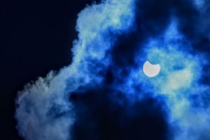 आज लागेको सूर्यग्रहण