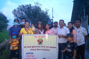 रमाईलो ग्रुपद्धारा वृद्धाश्रमलाई सहयोग