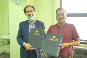 नेपाल एसबिआई बैंक र चिरायू हस्पिटल बीच सम्झौता