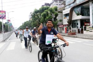 सांग्रिला डेभलमेन्ट बैंकको साइकल र्याली
