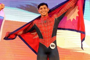 फिट्नेस फीजिकका प्रतिस्पर्धी राजु राई तेस्रो बन्न सफल