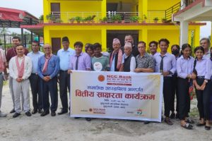 नेपाल क्रेडिट एण्ड कमर्स बैक लिमिटेड (एनसीसी) बैकद्वारा वित्तीय साक्षरता  कार्यक्रम सम्पन्न