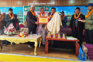 काजी श्रेष्ठ ‘केशव बडाल सहकारी पत्रकारिता सम्मान कोष’ पुरस्कार बाट सम्मानित