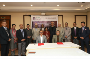 लुम्बिनी र सगरमाथा इन्स्योरेन्सबीच मर्जरको अन्तिम सम्झौता हस्ताक्षर
