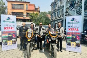 सांग्रिला विकास बैंकद्वारा भारतीय महिला बाइक राइडरको स्वागत