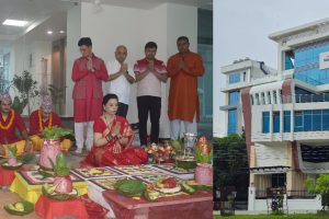 नेशनल लाईफको अत्याधुनिक भवनको वास्तु पुजा सम्पन्न