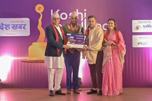 सन्तोष प्रसाई ‘कोशी एक्सिलेन्स अवार्ड २०८२’ बाट सम्मानित