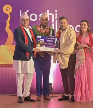 सन्तोष प्रसाई ‘कोशी एक्सिलेन्स अवार्ड २०८२’ बाट सम्मानित