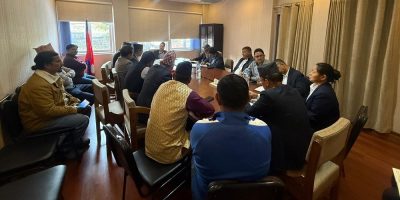 सहकारी पीडितसँग मन्त्री रावलको प्रत्यक्ष छलफल