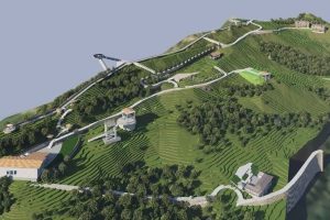 जालपादेवी केबलकार परियोजनाको प्रगति करिब ५० प्रतिशत