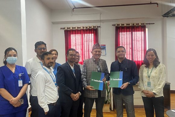 सानिमा बैंकद्वारा गोरखा अस्पताललाई ५ पिडियाट्रिक बेड सहयोग