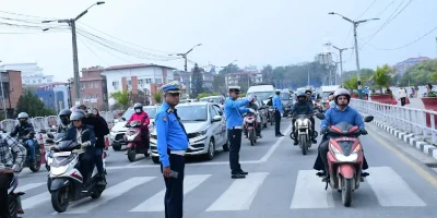 काठमाडौँ उपत्यकामा २,५५६ सवारी चालक कारबाही, २२ लाखभन्दा बढी राजस्व संकलन