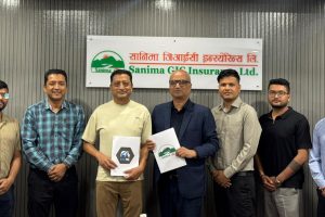 सानिमा जिआईसी र वाइज याकबीच एआईमार्फत कृषि बीमा विस्तार सम्झौता