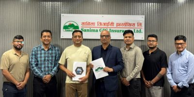 सानिमा जिआईसी र वाइज याकबीच एआईमार्फत कृषि बीमा विस्तार सम्झौता