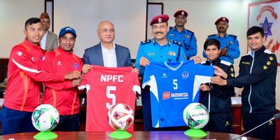 आइजीआई प्रुडेन्सियल इन्स्योरेन्स र नेपाल पुलिस फुटबल क्लबबीच सहकार्य सम्झौता