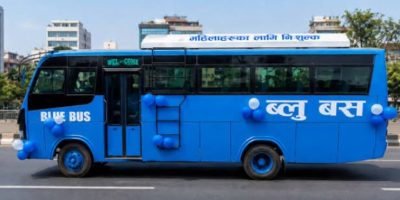 महिलाको सुरक्षित यात्राका लागि साउन १ देखि ‘ब्लू बस’ सञ्चालन