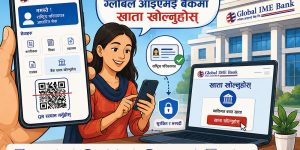 नागरिक एपमार्फत ग्लोबल आइएमई बैंकमा अनलाइन खाता खोल्न सकिने