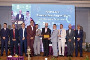 National Best Presented Annual Report Award – 2025 को Gold Award बाट नेपाल लाइफ सम्मानित
