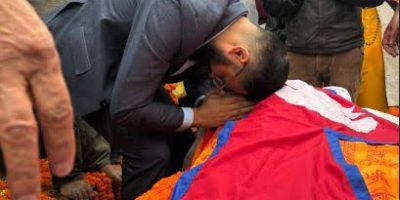 प्राडा सुरेशराज शर्माको राजकीय सम्मानका साथ अन्त्येष्टि