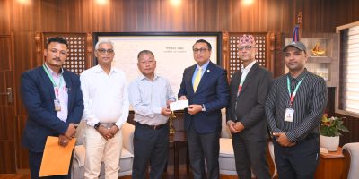 नेरूडे मिर्मिरे लघुवित्तद्वारा बाढीपीडितका लागि २८ लाख सहयोग