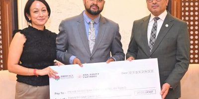 एनआईएमबी एस क्यापिटल र एनआईबीएल इक्विटी पार्टनर्सबाट बाढी प्रभावितलाई रु. ५६ लाखभन्दा बढी सहयोग